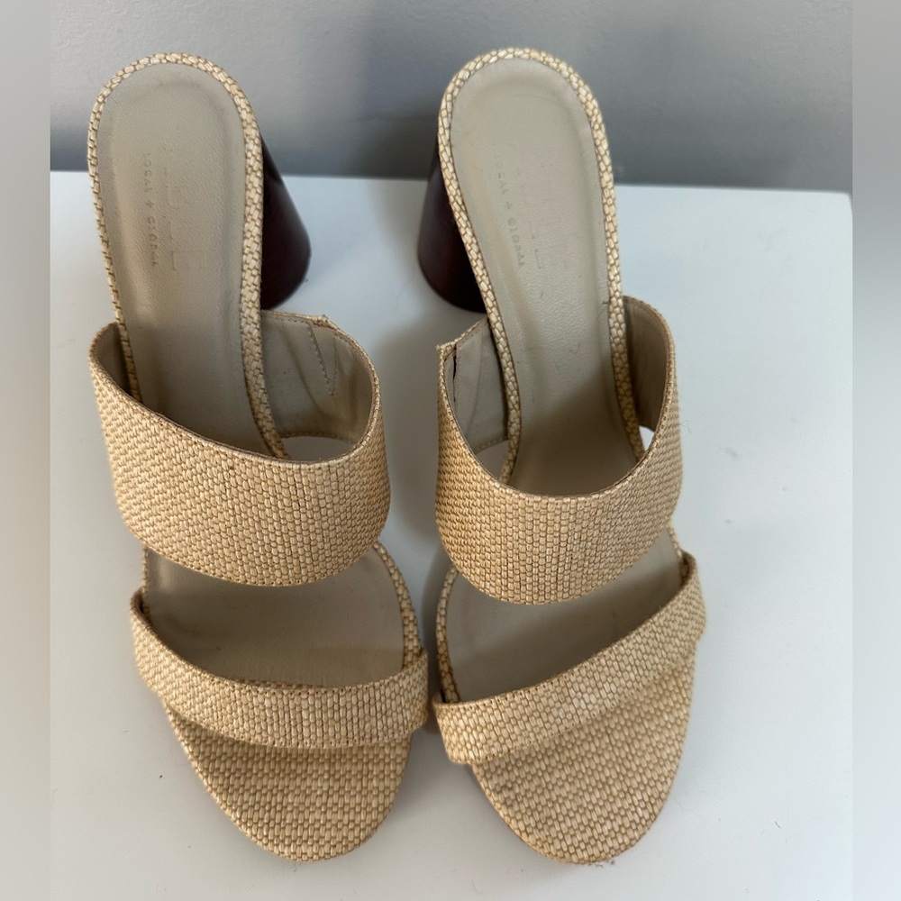Able Textured Tan Heels